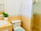 Clean and well-maintained bathroom with modern amenities