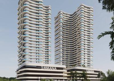 Studio 1 Bath 460.48 Sq.Ft Samana Barari Twin Towers