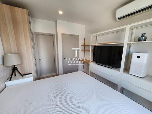 Modern bedroom with elegant furniture and natural light