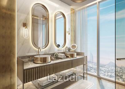 2 Bed 2 Bath 1,654.09 Sq.Ft Fairmont Residences Dubai Skyline