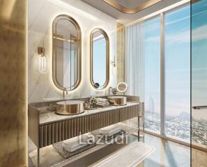 2 Bed 2 Bath 1,654.09 Sq.Ft Fairmont Residences Dubai Skyline