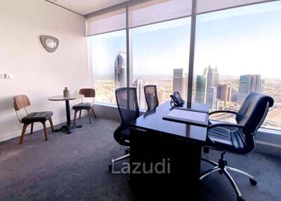 199 قدم مربع مكتب مدرجة بسعر AED 8,000./شهر