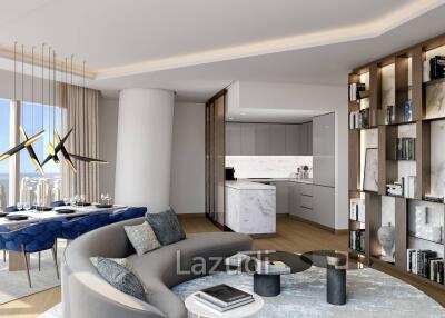 2 Bed 2 Bath 1,133 Sq.Ft SO/ Uptown Dubai Residences