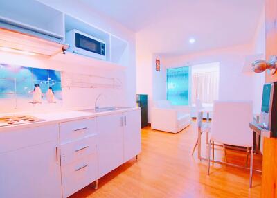 Bright and modern kitchen with open plan living space