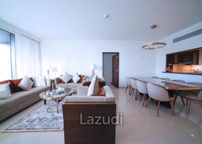 Luxurious  3 Bedroom  Fountain + Khalifa View