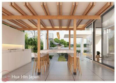 New Modern 2-Story 4 Bedroom Pool Villa, Steps from Pak Nam Pran Beach (Off Plan)