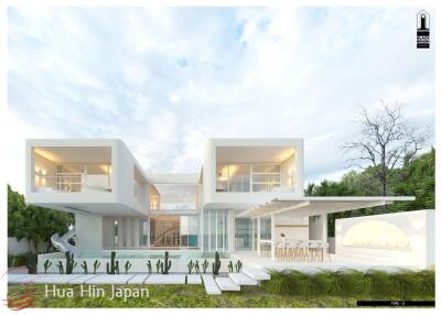 2 Story New Cozy design 4 Bedroom Pool Villa in Pranburi  ( Off Plan )