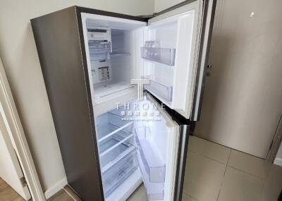 Open refrigerator in a modern kitchen