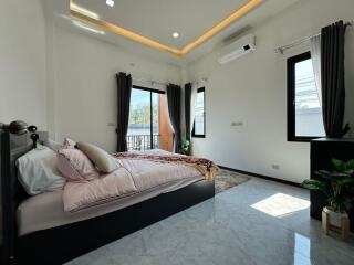 Modern bedroom with elegant design