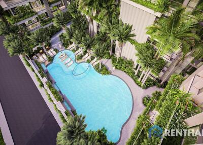 For sale brand new condo nearby yinyom beach Pratamnak hill