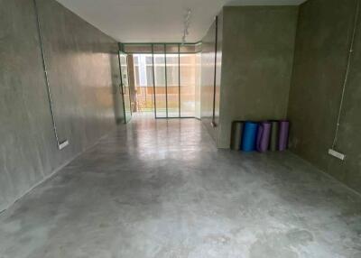 Spacious and modern living room with natural light