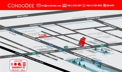 Sukhumvit Condo Sale Near MRT Investment Property Bangkok