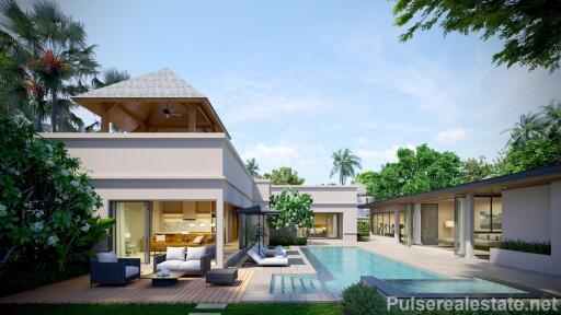 Newly Renovated Luxury 3-Bedroom Pool Villa in the Residence Resort, Bangtao Beach - Ready to Move in