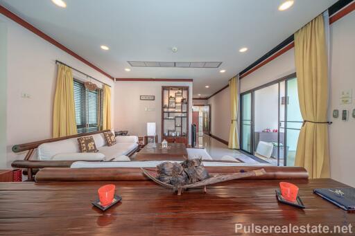 4-Bedroom Villa on Large Plot for Sale in Baan Bua, Naiharn Phuket - 2 Cars & a Piano Included in the Sale