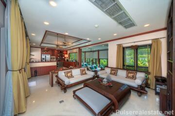 4-Bedroom Villa on Large Plot for Sale in Baan Bua, Naiharn Phuket - 2 Cars & a Piano Included in the Sale