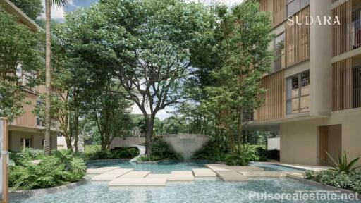 Luxury 3-Bedroom Garden View Condo for Sale in Bangtao, Only 500m from the Beach