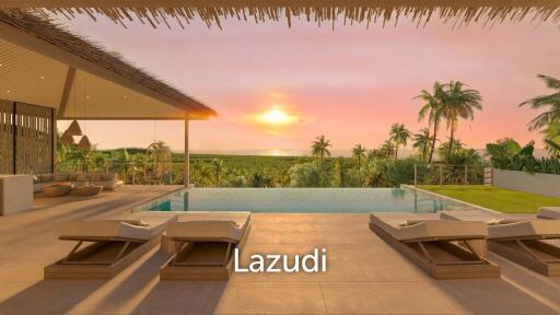 Luxury Pacific Sunset Villa 4 Bed in Ko Samui