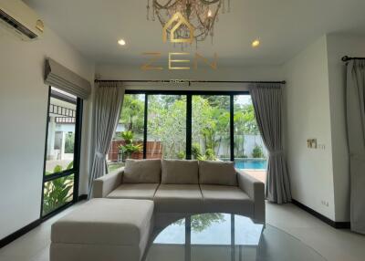 3-bedroom pool villa in Thalang for rent: