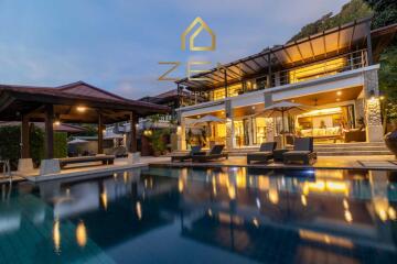 6-bedroom pool villa in the vibrant locale of Patong, available for rent: