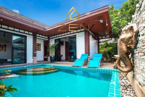 Luxury Pool Villa with 2 Bedrooms in Rawai for Rent