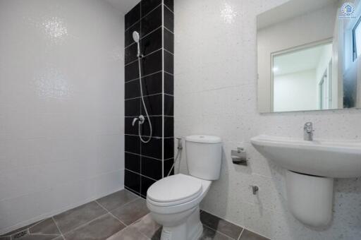 Modern bathroom with sleek design