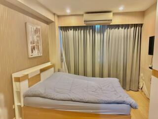 Cozy bedroom with modern amenities