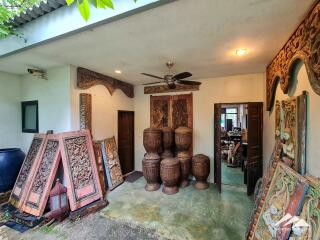 House And Separate Showroom On A Main Road In A Tourist Area