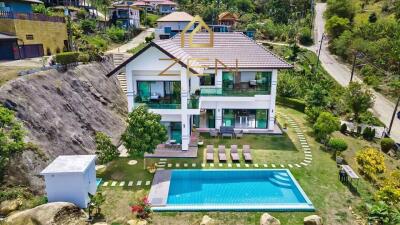 Luxury Seaview 4-bedroom Private Pool Villa in Karon for Rent