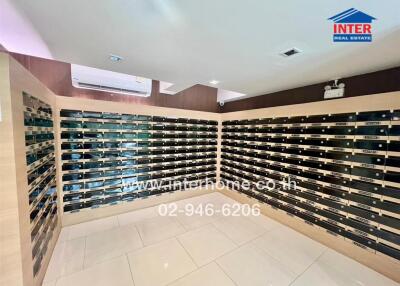 Spacious wine cellar with extensive bottle storage and modern design