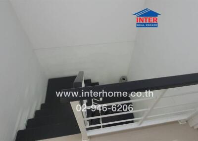 Modern staircase in a residential building