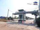 Entrance and security gate of a residential community