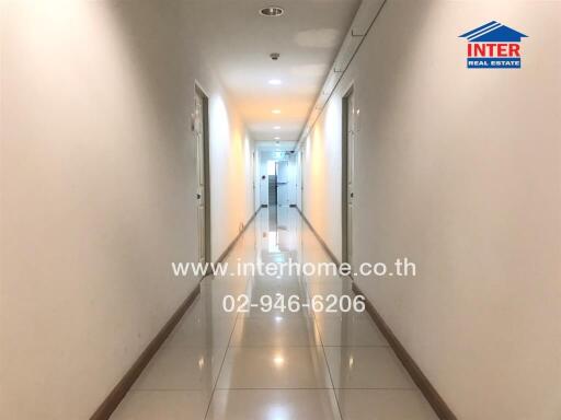 Bright and clean corridor in a modern building