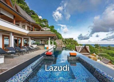 Luxury Seaview Villa In Exclusive Hilltop Estate