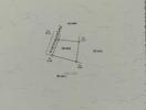 Architectural blueprint of a residential area showing land parcel measurements