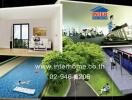 Comprehensive residential property layout featuring interiors and amenities