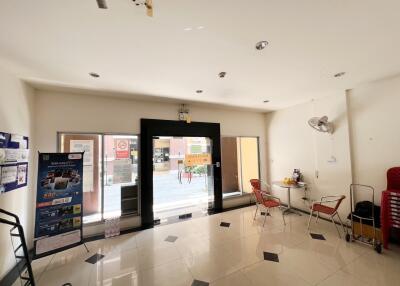 Spacious lobby area with modern furnishings and ample natural light