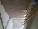 View of a modern staircase in a residential building