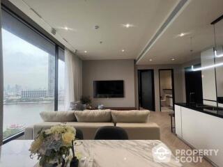 2-BR Condo at Chapter Charoennakhorn - Riverside near BTS Krung Thon Buri