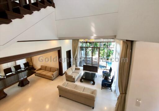 4-Bedrooms Single Modern House with pool in secure compound - Sathorn