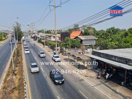 busy street view from a property location