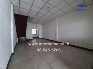 Spacious unfurnished interior of a commercial building