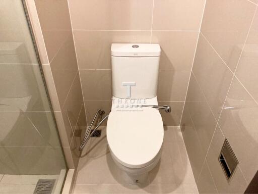 Modern bathroom with well-maintained toilet
