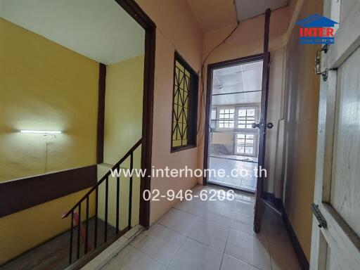 Bright and spacious hallway in residential house