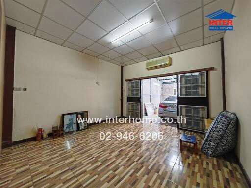 Spacious living room with natural lighting