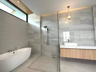 Modern bathroom with elegant design