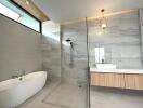 Modern bathroom with elegant design