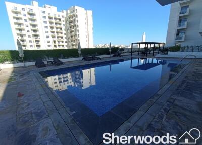 Fully Furnished  Pool View  Near Metro