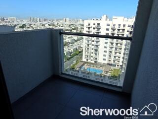 Fully Furnished  Pool View  Near Metro