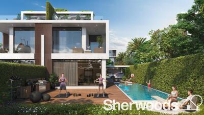 Corner Serenity: Luxe 5-Bedroom Retreat Amidst Park Greens