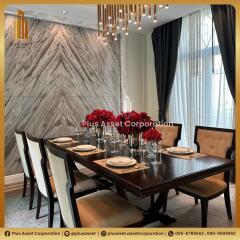 Elegant dining room with luxury decor